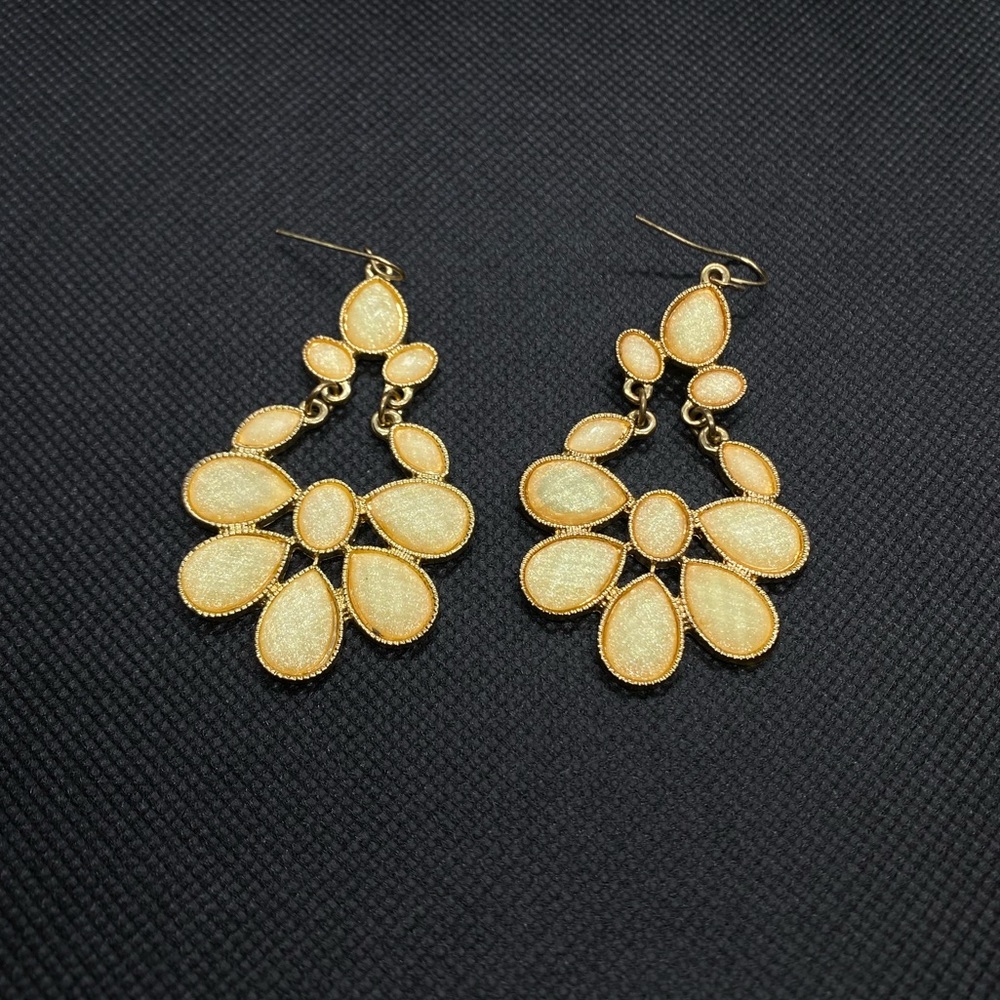 Drop dangle earrings.